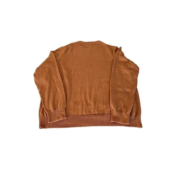 Amazon Essentials Sweater Mens XL Toffee Brown Long Sleeve Cotton Knit Crewneck - Picture 11 of 15